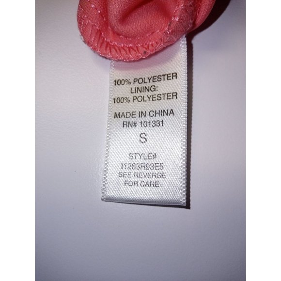 Charlotte Russe Orange White Romper Size Small - Picture 6 of 7